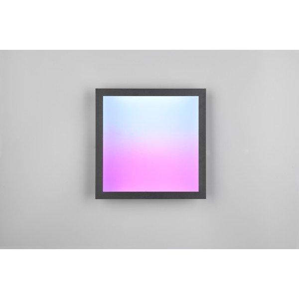 Lubinis šviestuvas juodos spalvos LED 29.5x29.5 cm Beta – Reality-image-2