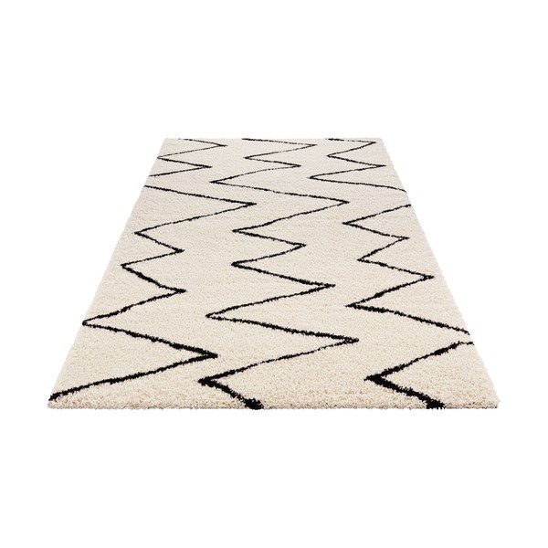 Smėlio ir juodos spalvos kilimas Mint Rugs Jara, 200 x 290 cm-image-3