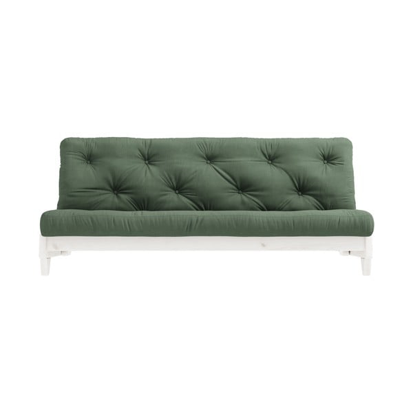 Sulankstoma sofa Karup Design Fresh White/Olive Green