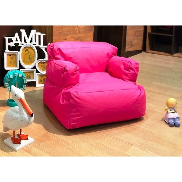 Vaikiškas sodo sėdmaišis su taburete Mini Relax – Floriane Garden-image-1