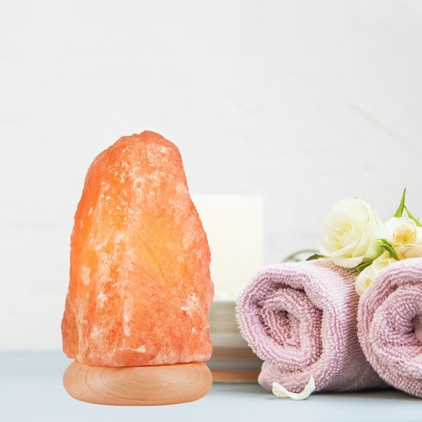 Oranžinė druskos lempa, aukštis 23 cm Sally - LAMKUR-image-1