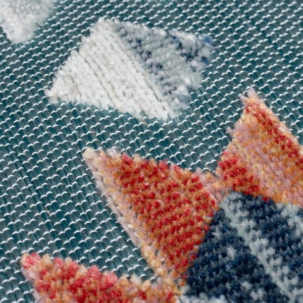 Lauko kilimas mėlynos spalvos 200x290 cm Avery Blue – Flair Rugs-image-3