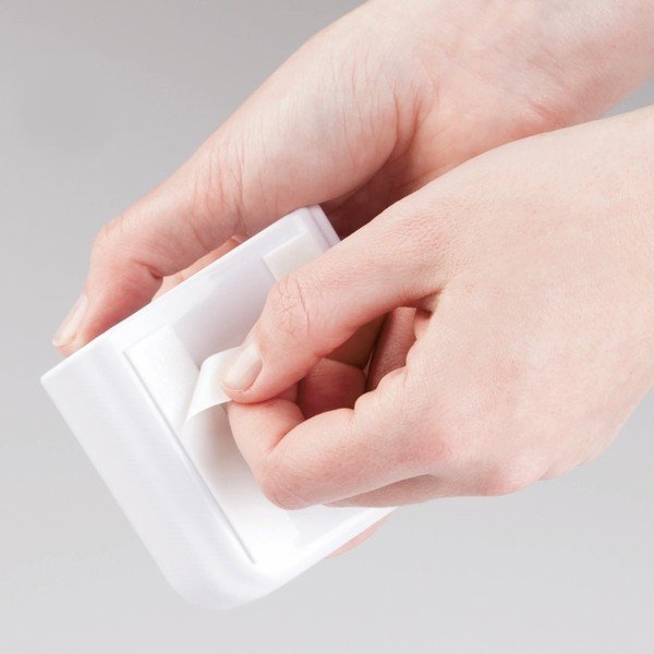 Baltas sandėliavimo puodelis "InterDesign Affixx-image-1