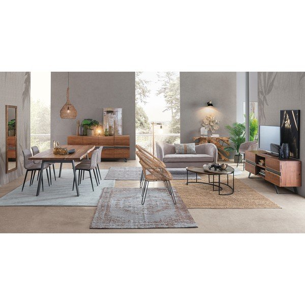 Žalvario spalvos iš plieno kabantis šviestuvas Amish – Bizzotto-image-4