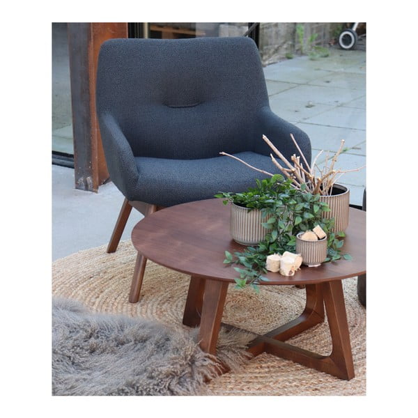 Šviesiai rudas apvalus kilimas House Nordic Bombay, ø 90 cm-image-1