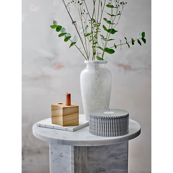Iš marmuro apvalios formos šoninis stalas ø 46 cm Jasmia – Bloomingville-image-3