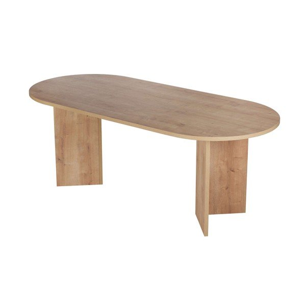 Valgomojo stalas iš ąžuolo 90x200 cm Sabella – Kalune Design-image-3