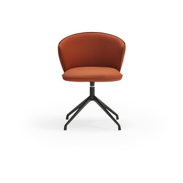 Oranžinės spalvos iš audinio valgomojo kėdžių komplektas 2 vnt. Add – Teulat-image-4