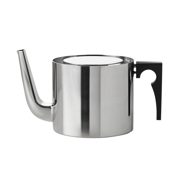 Sidabrinės spalvos iš nerūdijančio plieno arbatinukas 1,25 l Arne Jacobsen – Stelton