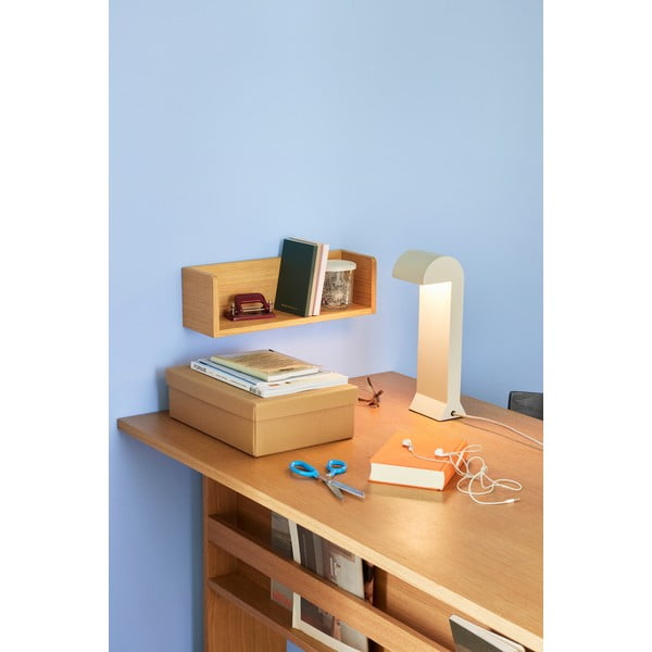 Sieninė lentyna natūralios spalvos iš ąžuolo 40 cm Savor – Hübsch-image-4