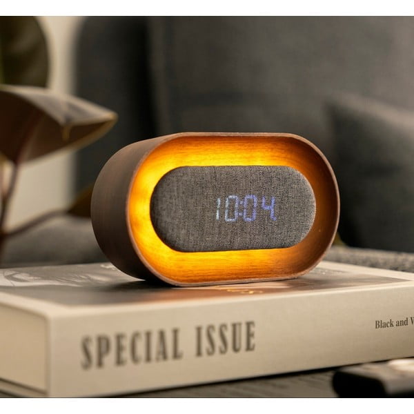 Skaitmeninis žadintuvas Lumos Walnut – Gingko-image-1