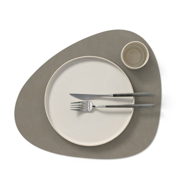 Iš eko odos padėkliukas 37x44 cm Curve L Nupo – LIND DNA-image-1