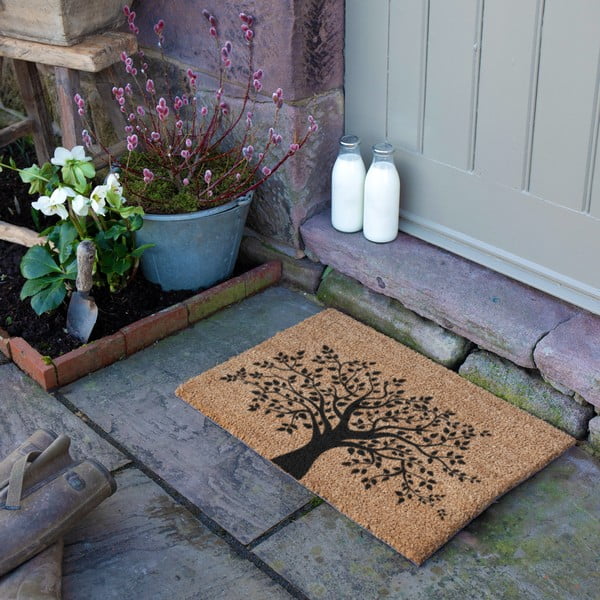 Iš kokoso pluošto grindų kilimėlis 40x60 cm Tree of Life – Artsy Doormats-image-3