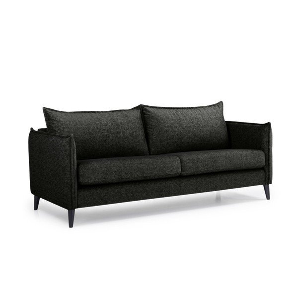 Juoda sofa Scandic Leo, 208 cm-image-3
