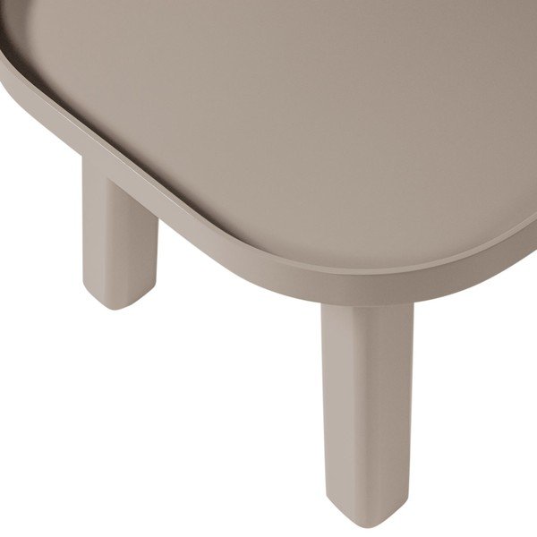 Iš MDF plokštės apvalios formos šoninis stalas ø 60 cm Mosa – WOOOD-image-4