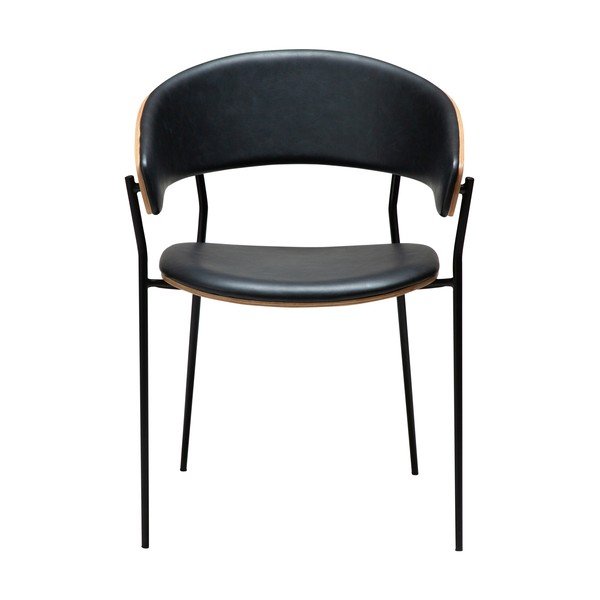 Juodos spalvos valgomojo kėdė su porankiais Crib – DAN-FORM Denmark-image-1