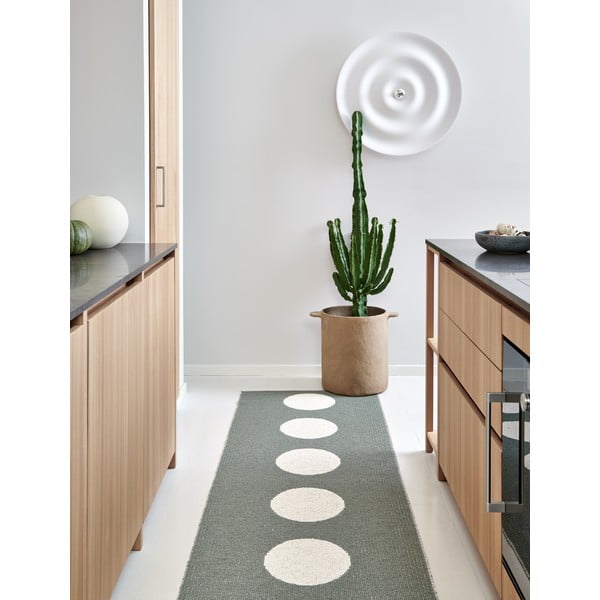 Žalios spalvos lauko kilimas 70x150 cm Vera Army – Pappelina-image-1