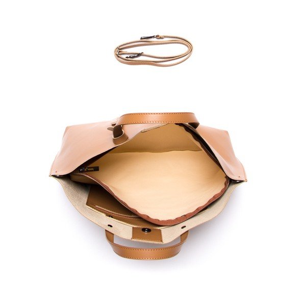 Luisa Vannini odinė rankinė 3034 Cognac-image-3