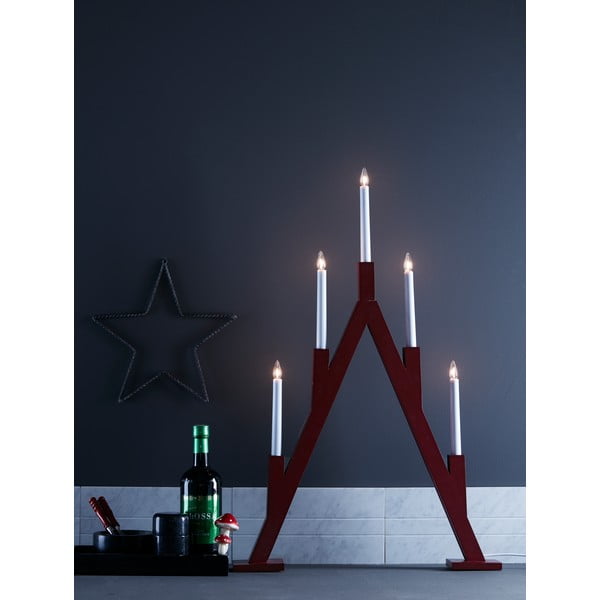 Šviečianti Kalėdų dekoracija raudonos spalvos Bjurfors – Markslöjd-image-1