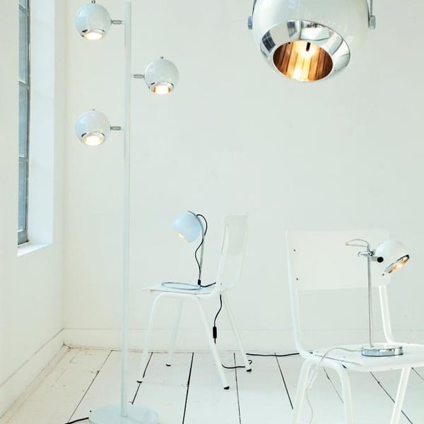 Retro stalinė lempa, balta-image-1