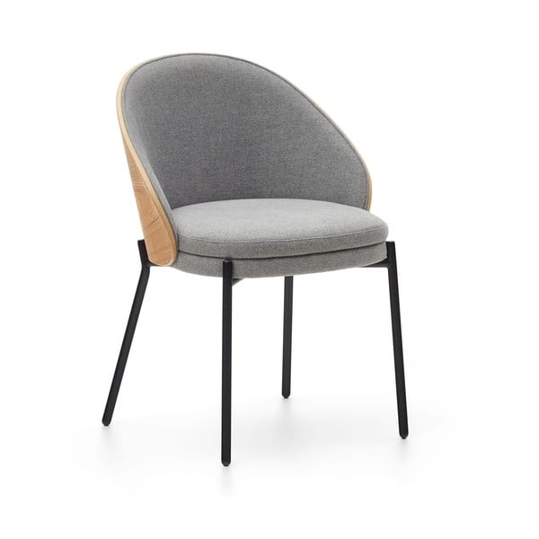 Valgomojo kėdės pilkos spalvos/natūralios spalvos 2 vnt. Eamy – Kave Home