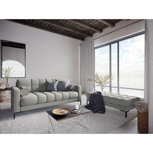Šviesiai pilkas suoliukas Cosmopolitan Design Bali, 133 cm-image-1