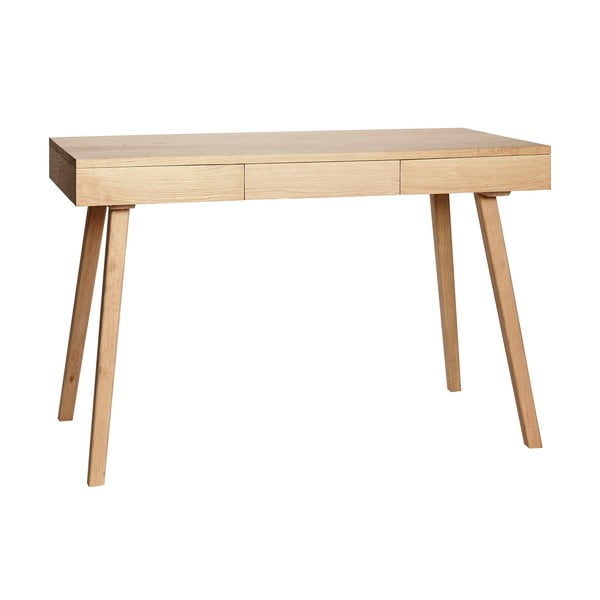 Rašomasis stalas iš ąžuolo 57x120 cm Tripple – Hübsch
