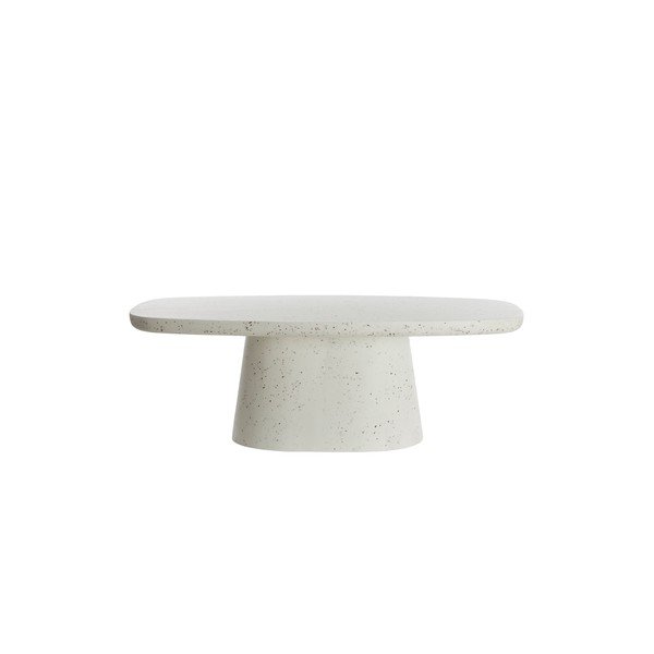 Baltos spalvos kavos staliukas 70x120 cm Hamura – Light & Living-image-3