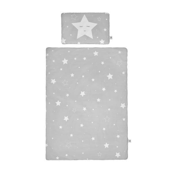 BELLAMY "Shining Star" kūdikių antklodės ir pagalvės rinkinys, 140 x 200 cm