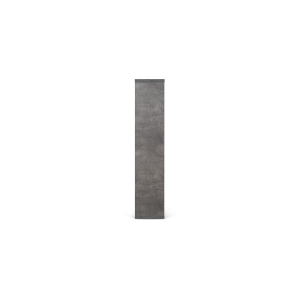 Knygų spinta  pilkos spalvos su betono dekoru 70x159 cm Berlin – TemaHome-image-4