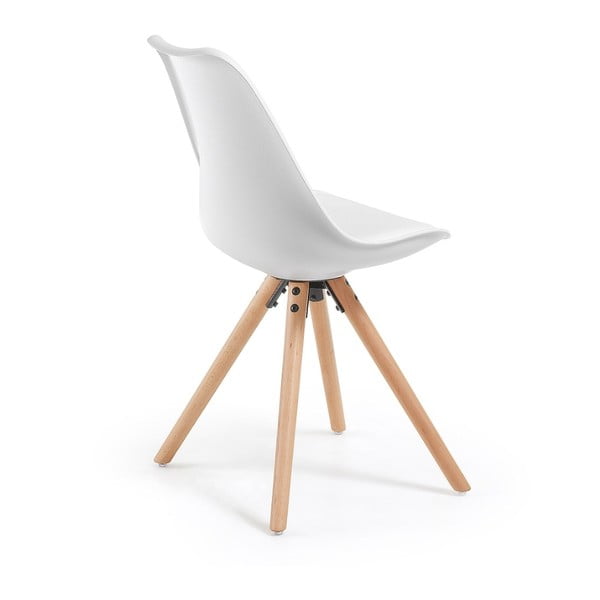 Balta kėdė su bukmedžio kojomis Bonami Essentials Lumos-image-1