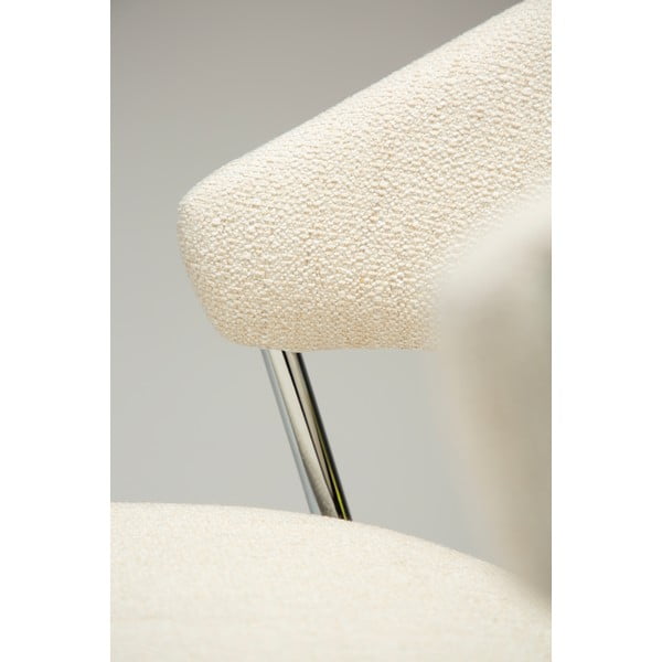 Kreminės spalvos iš audinio valgomojo kėdė Zone – DAN-FORM Denmark-image-4