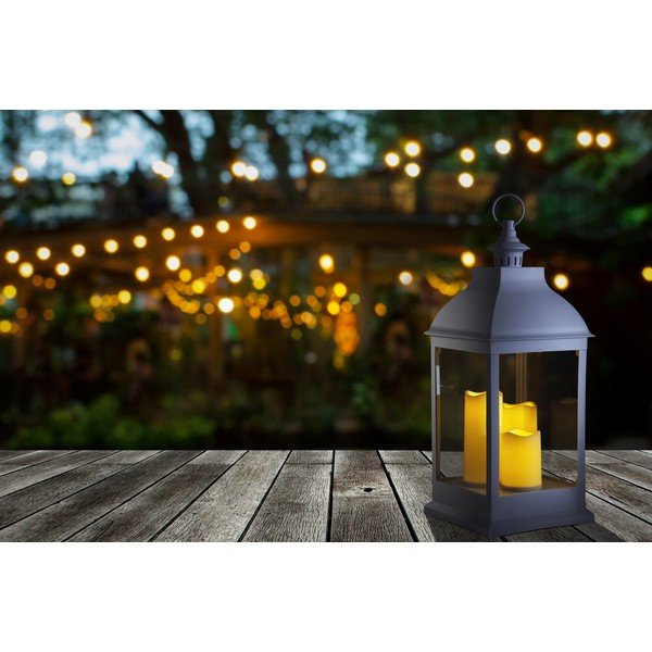 LED žibintas baltos spalvos (aukštis 54 cm) – Tomasucci-image-3