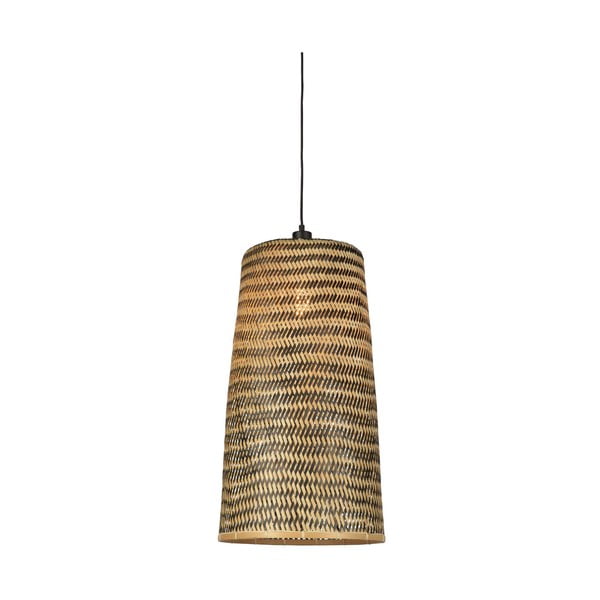 Pakabinamas bambukinis šviestuvas Good&Mojo Kalimantan, ⌀ 37 cm