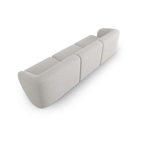 Sofa šviesiai pilkos spalvos 259 cm Shane – Micadoni Home-image-3