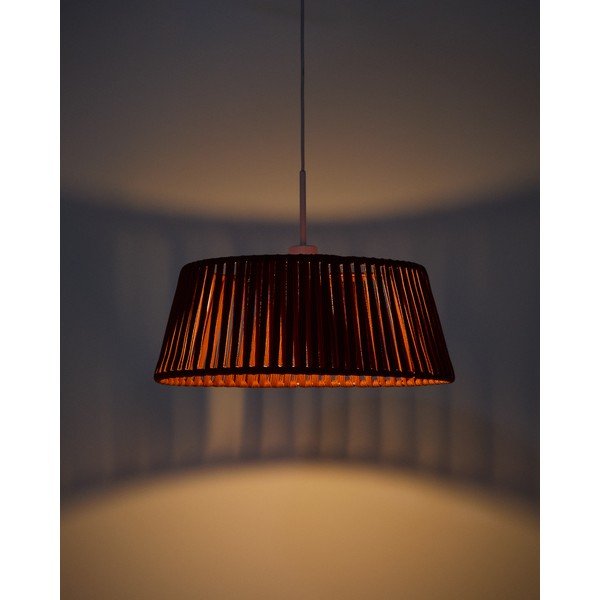 Terakotos spalvos iš metalo šviestuvo gaubtas ø 46 cm Aldet – Kave Home-image-2