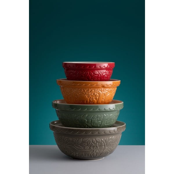 Raudonos spalvos iš akmens masės dubuo ø 21 cm In the Forest – Mason Cash-image-2