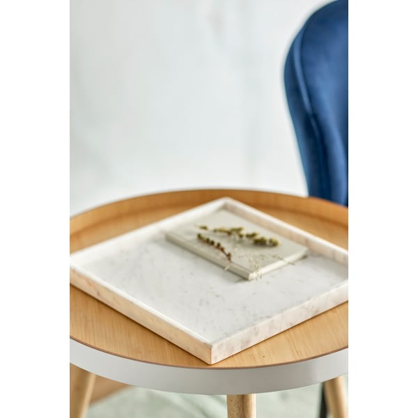 Iš marmuro dekoratyvinis padėklas 35x35 cm Majsa – Bloomingville-image-1
