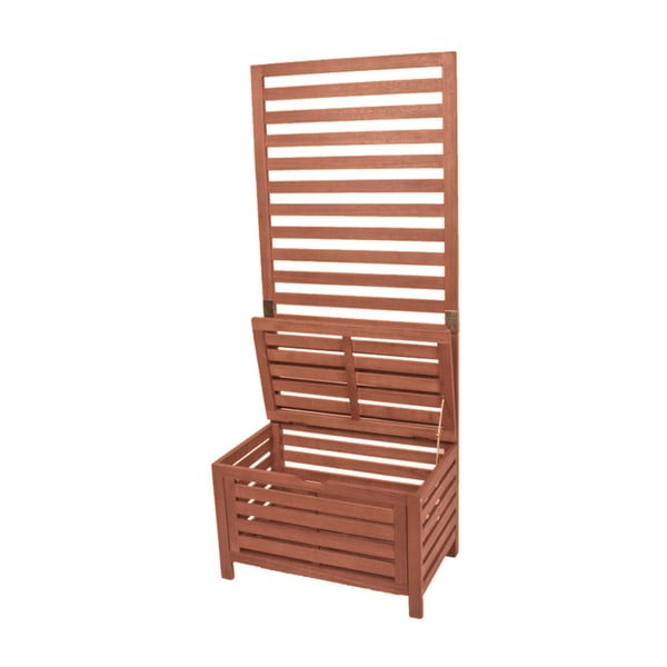 Medžio masyvo sodo suoliukas rudos spalvos Concord – Garden Pleasure-image-1