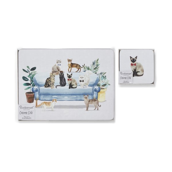 Padėkliukai komplekte 8 vnt. Curious Cats – Cooksmart ®-image-4