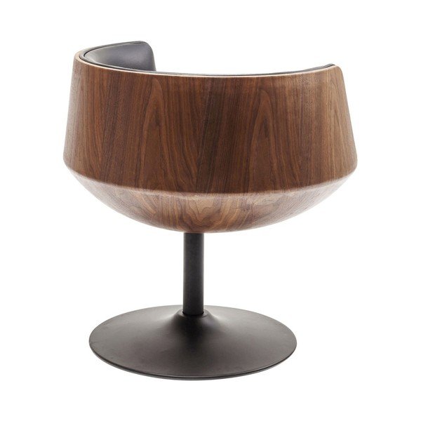 Rudos ir juodos spalvos krėslas Kare Design Club 54-image-3