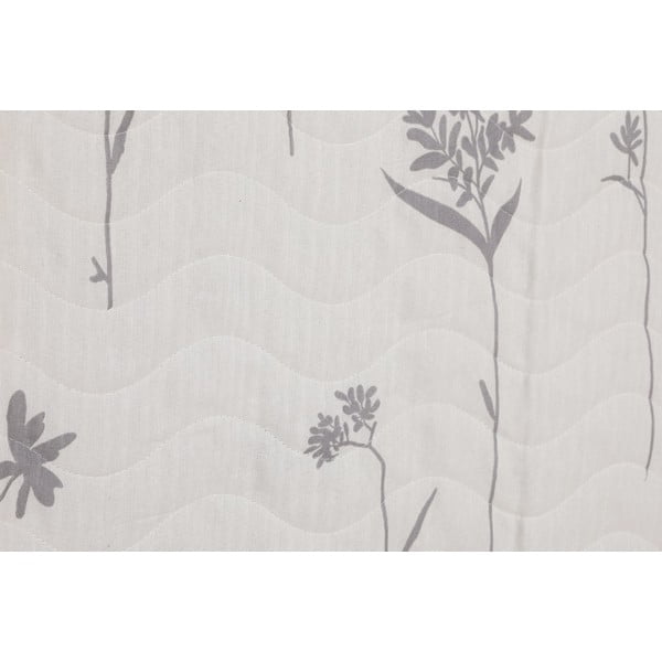 Pilkos spalvos dygsniuota dvigulė lovatiesė 200x220 cm Efil – Mijolnir-image-1