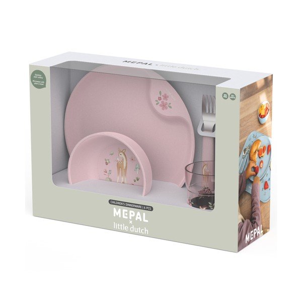 Plastikiniai vaikiški valgomojo rinkiniai 6 vnt. Fairy Garden – Mepal-image-2