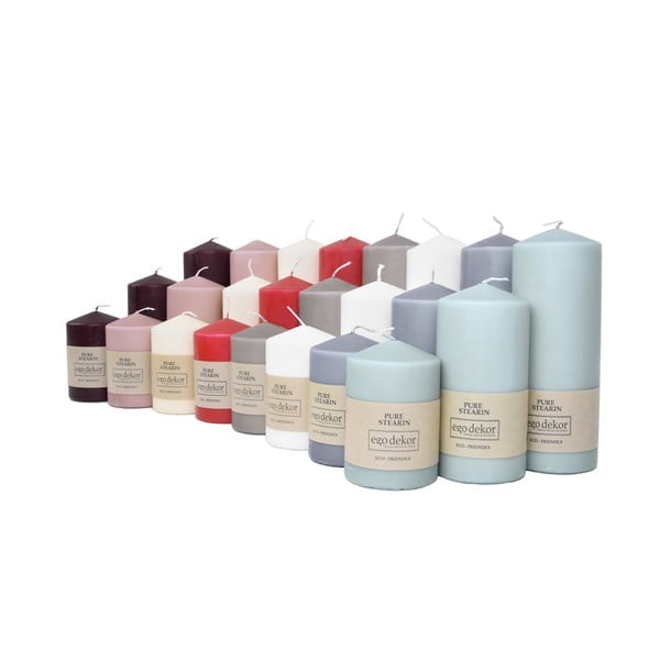 Pilka žvakė Eco candles by Ego decor Top, degimo trukmė 25 val.-image-1