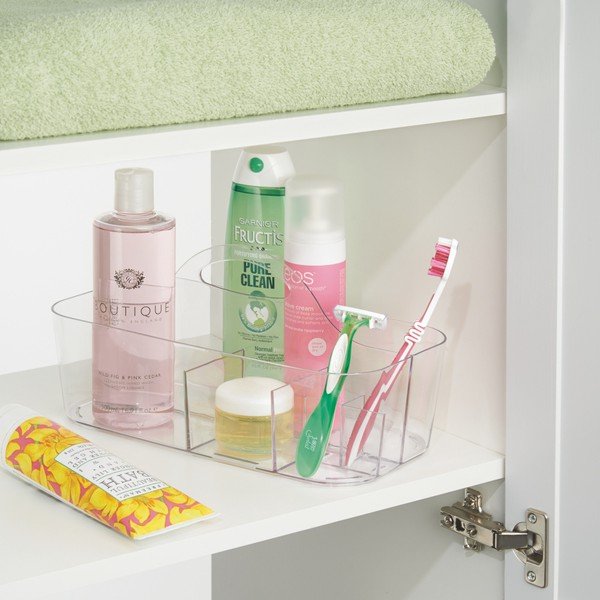 "iDesign Clarity Both Tote Clear Organizer-image-1