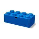 Mėlyna rašomojo stalo dėžutė su stalčiumi LEGO®, 31 x 16 cm