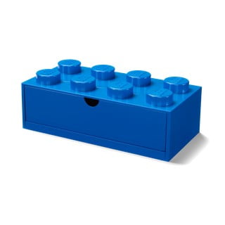 Mėlyna rašomojo stalo dėžutė su stalčiumi LEGO®, 31 x 16 cm