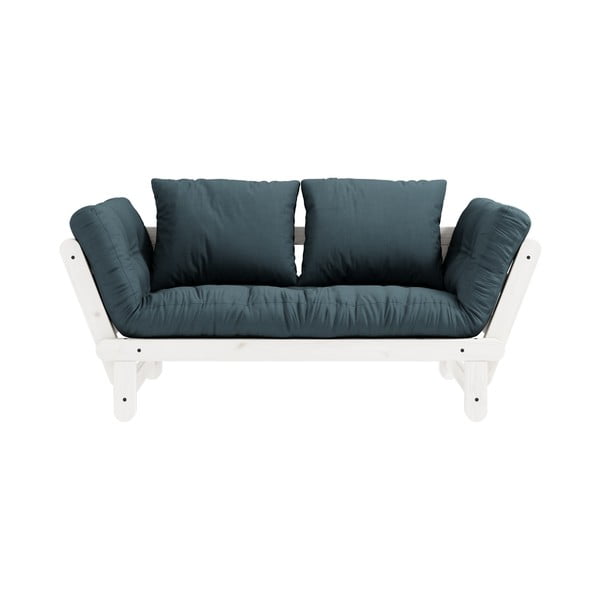 Sulankstoma sofa Karup Design Beat White/Petroleum