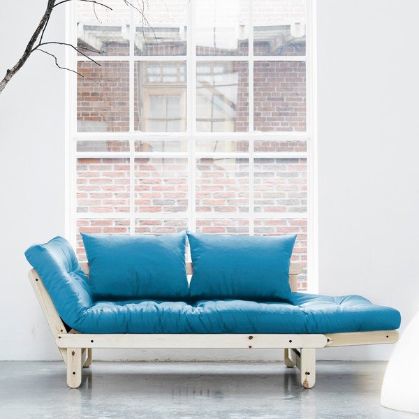 Sofa "Karup Beat Natural/Horizon Blue-image-1