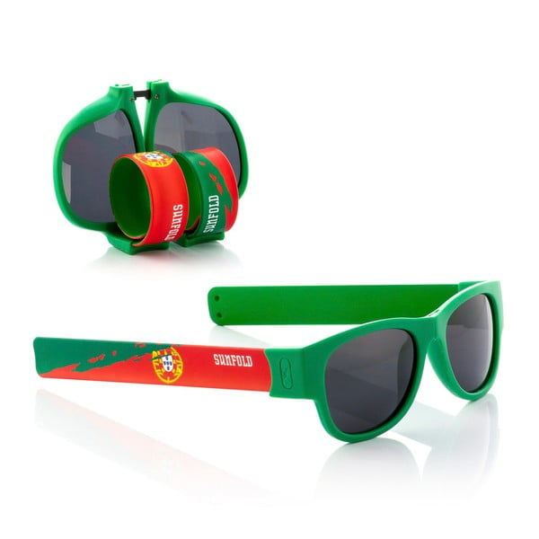 Žalia InnovaGoods Sunfold Mondial Portugal akiniai nuo saulės